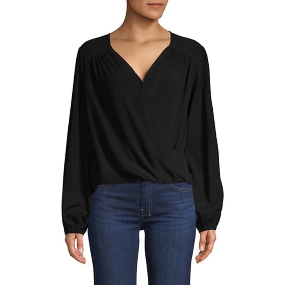 Free People Check On It Wrap Top. - Picture 3 of 6